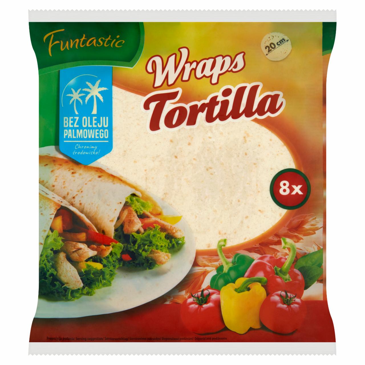 Zdjęcia - Funtastic Tortilla pszenna 296 g (8 x 37 g)