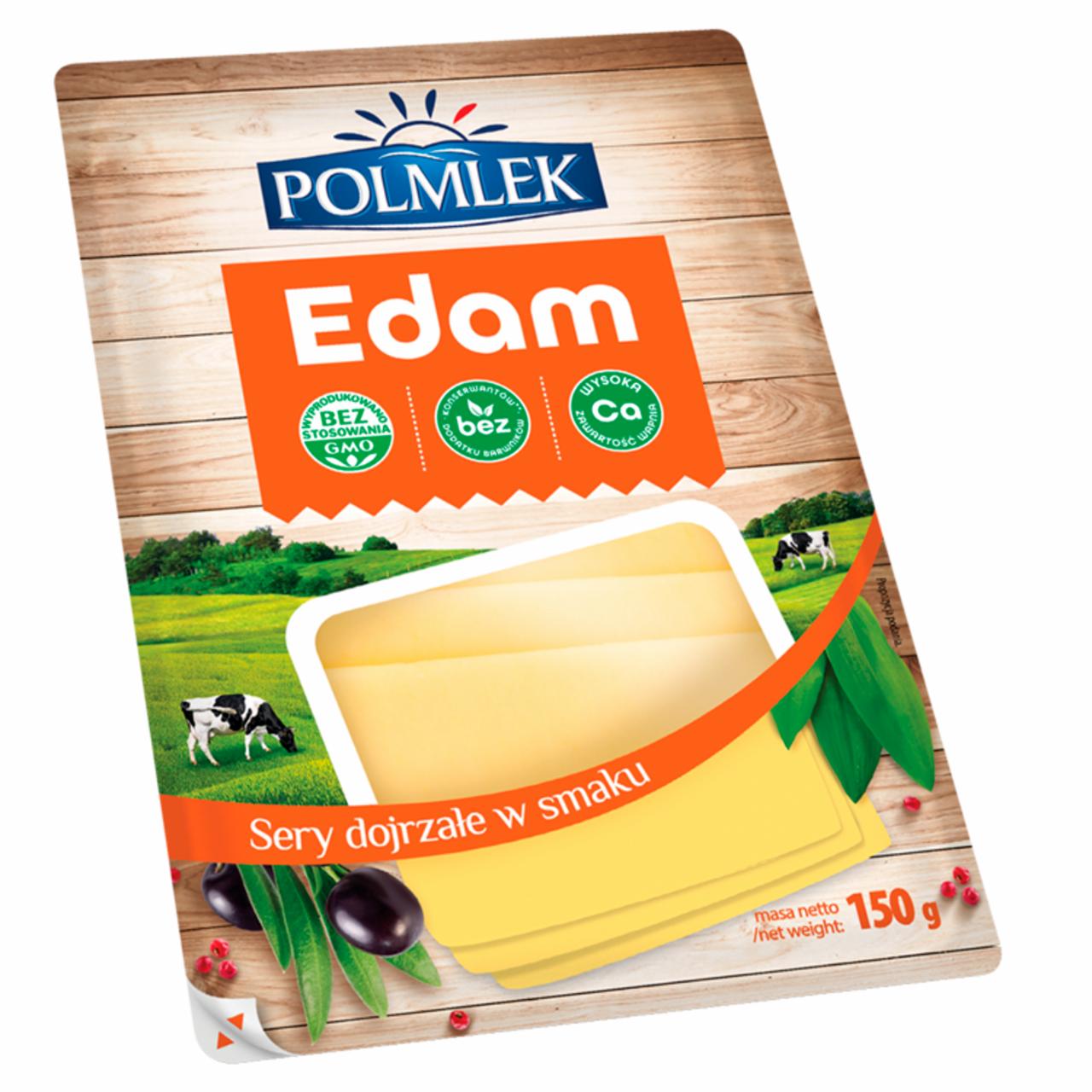 Zdjęcia - Polmlek Ser Edamski plastry 150 g