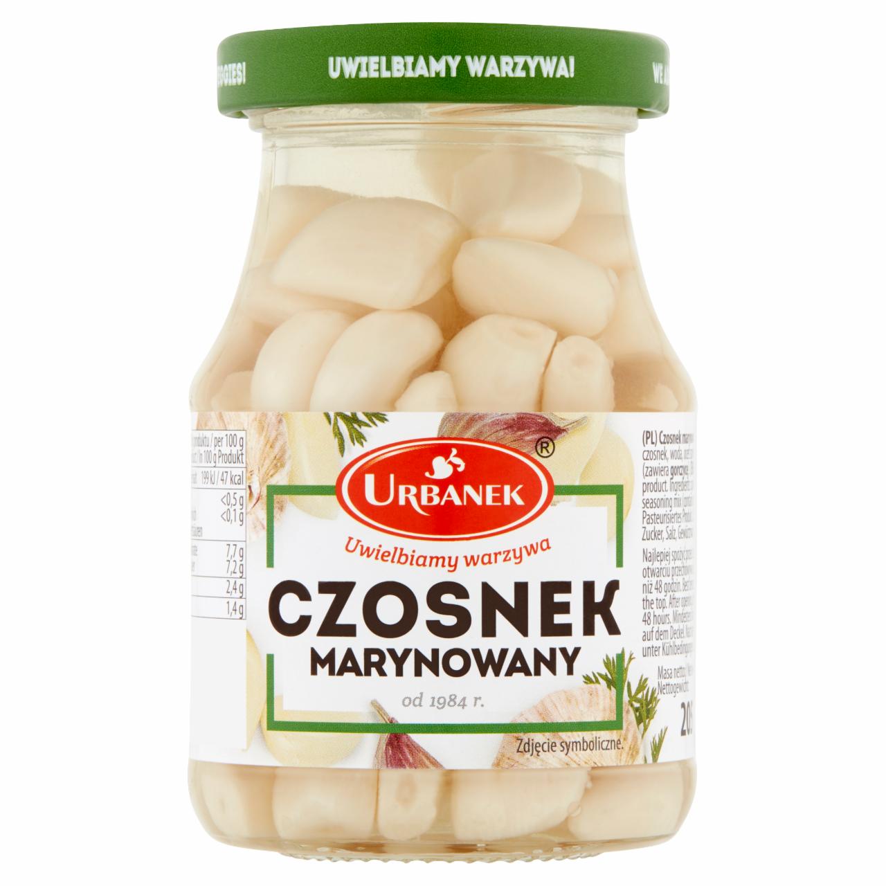 Zdjęcia - Urbanek Czosnek marynowany 205 g