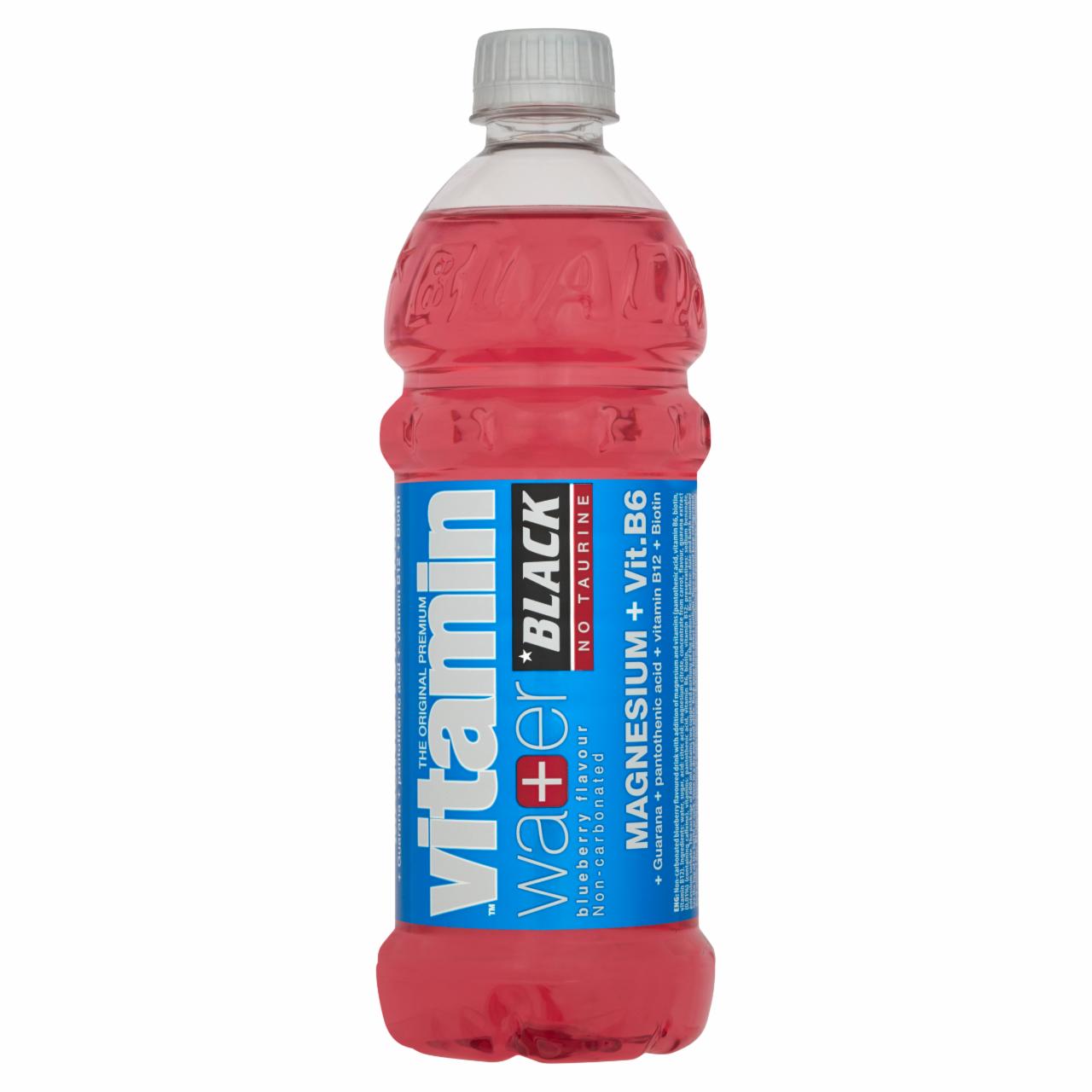 Zdjęcia - Black Vitamin Water Magnesium + Vit. B6 Napój niegazowany o smaku jagodowym 600 ml