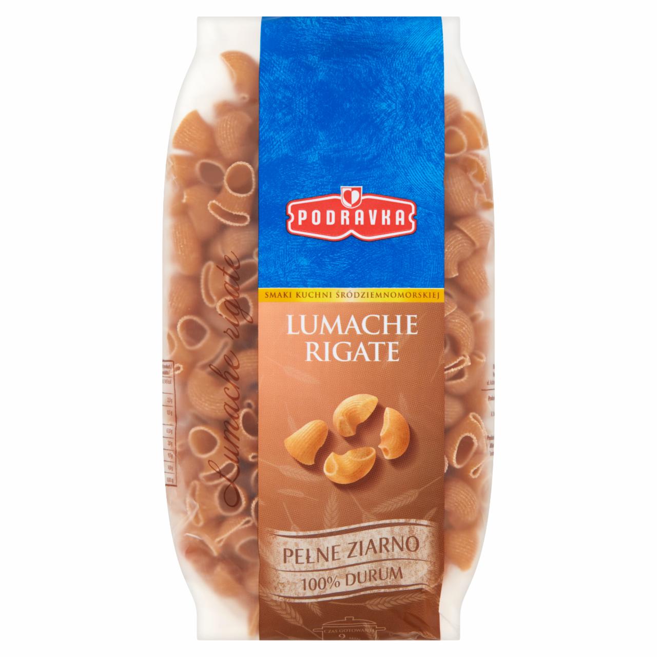 Zdjęcia - Podravka Smaki kuchni śródziemnomorskiej Lumache Rigate Makaron 400 g