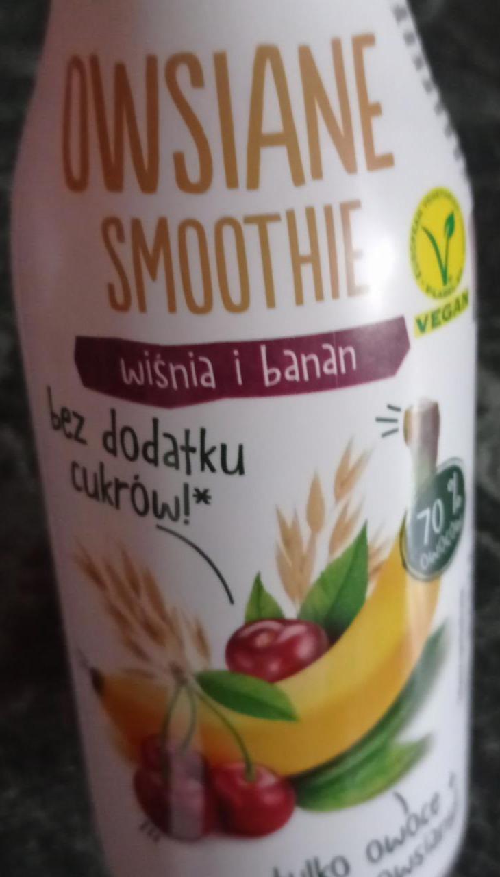 Zdjęcia - Owsiane smoothie wiśnia i banan