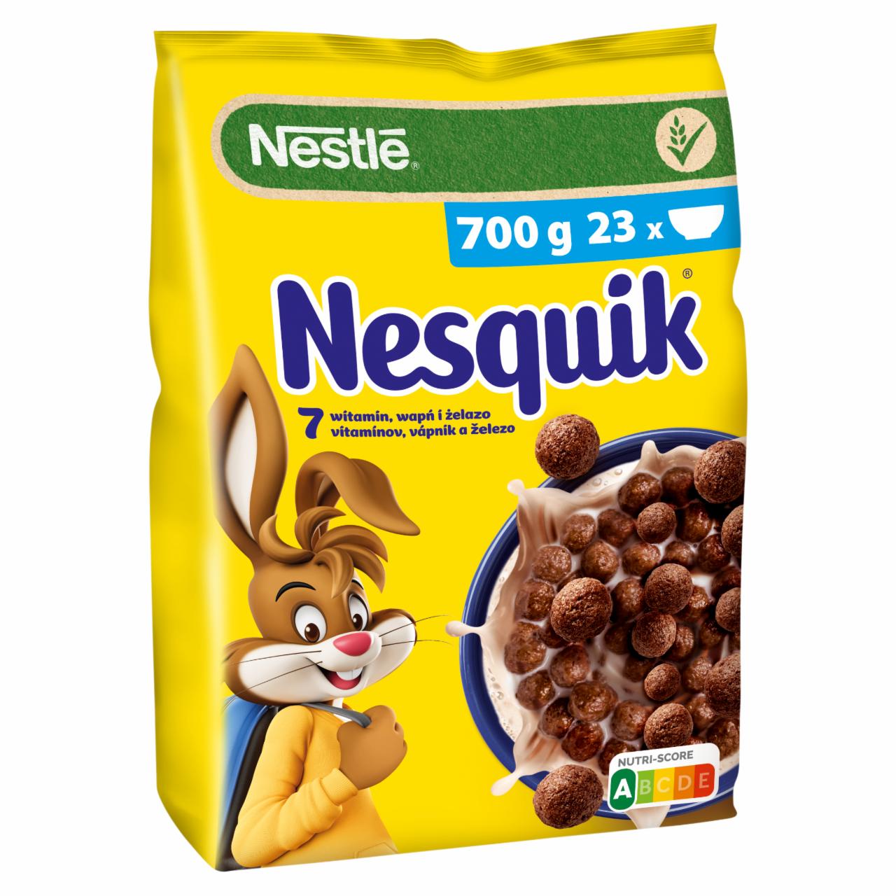 Zdjęcia - Nestlé Nesquik Zbożowe kuleczki o smaku czekoladowym 700 g