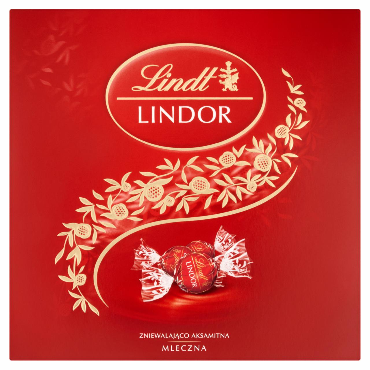 Zdjęcia - Lindt Lindor Pralinki z czekolady mlecznej z nadzieniem 150 g