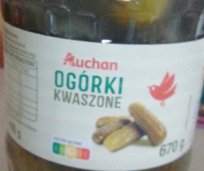 Zdjęcia - Ogórki kwaszone Auchan