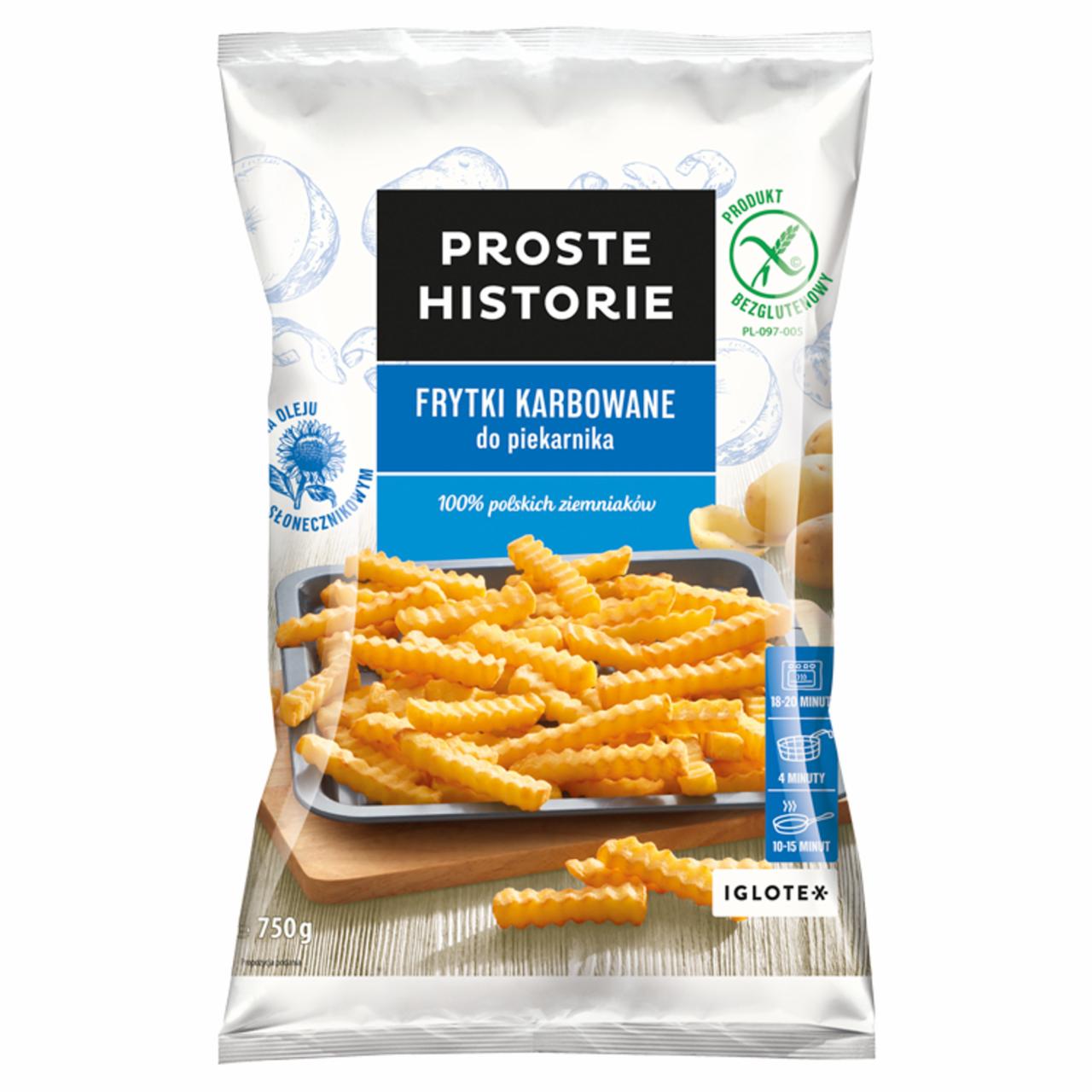 Zdjęcia - Proste Historie Frytki karbowane do piekarnika 750 g