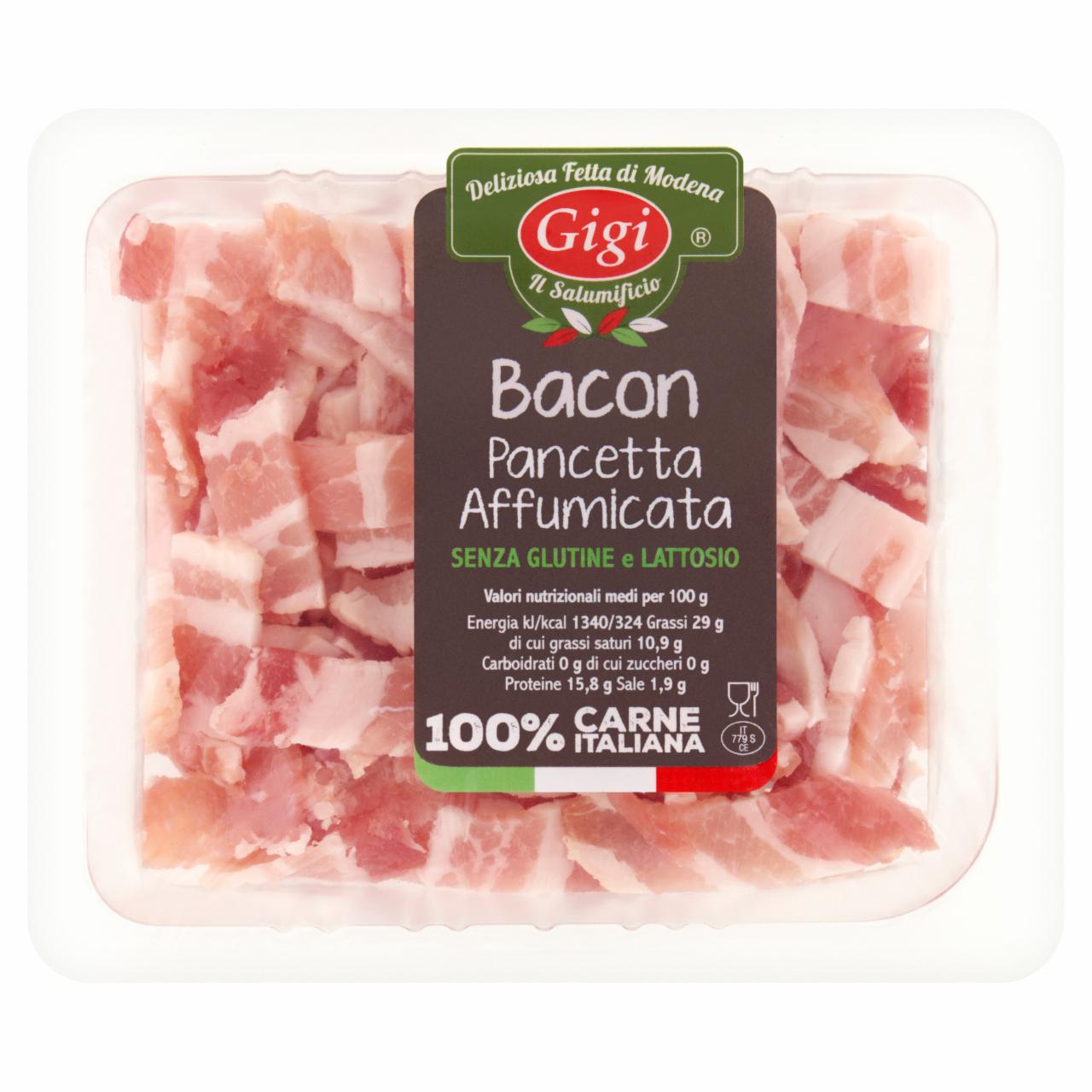 Zdjęcia - Gigi Boczek wędzony płatki carbonara 100 g