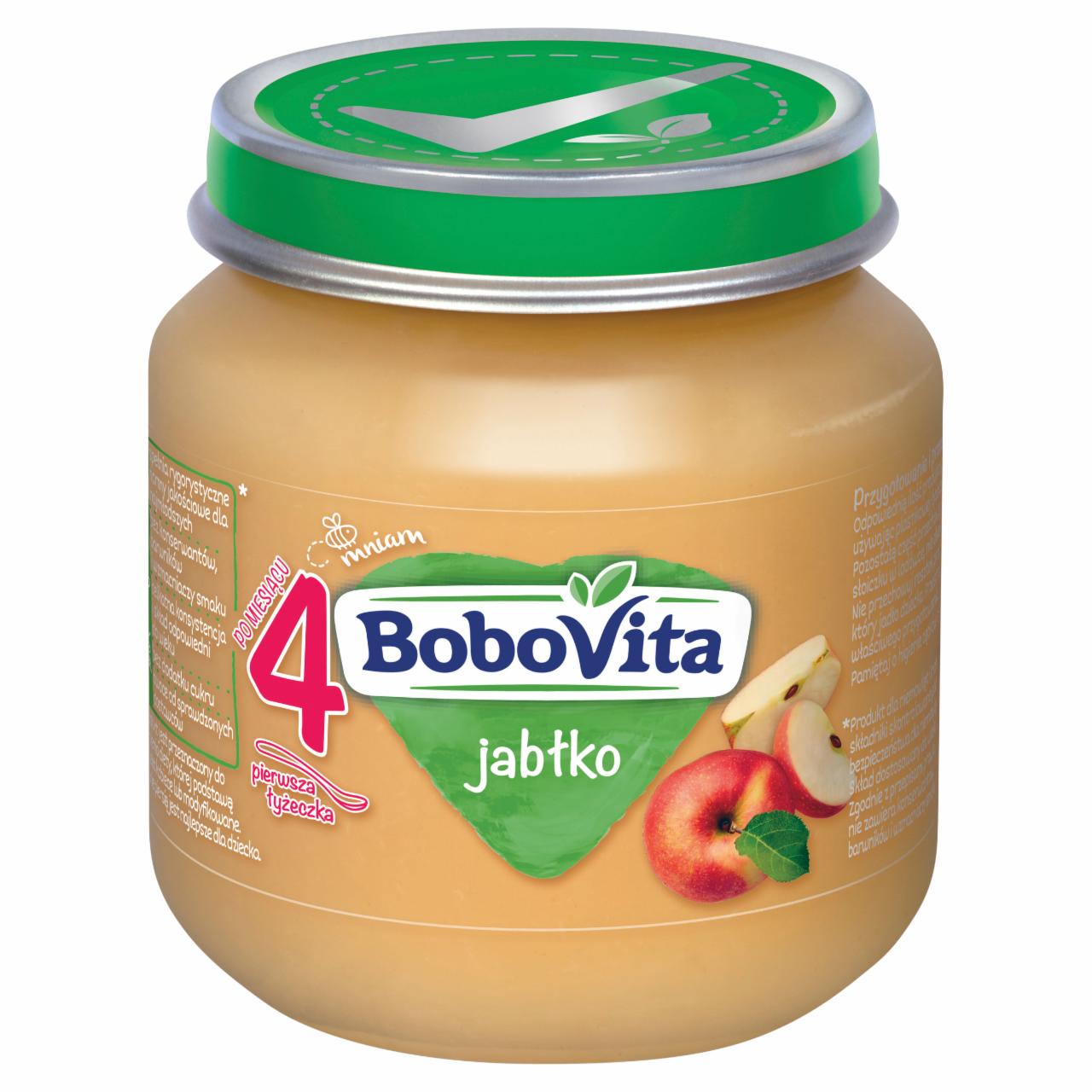 Zdjęcia - BoboVita Jabłko po 4 miesiącu 125 g