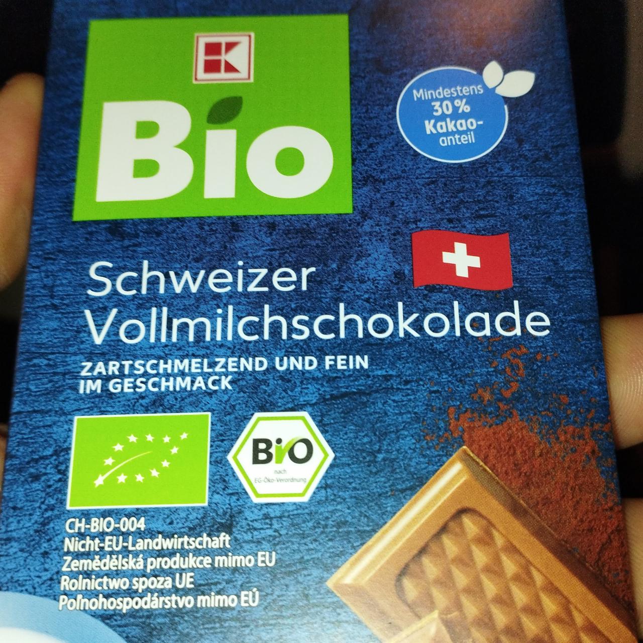 Zdjęcia - Schweizer Vollmilchschokolade Kaufland