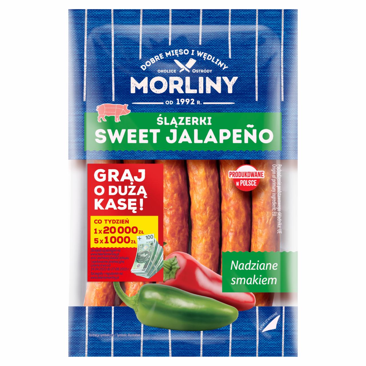 Zdjęcia - Morliny Ślązerki Sweet Jalapeño Kiełbasa 240 g