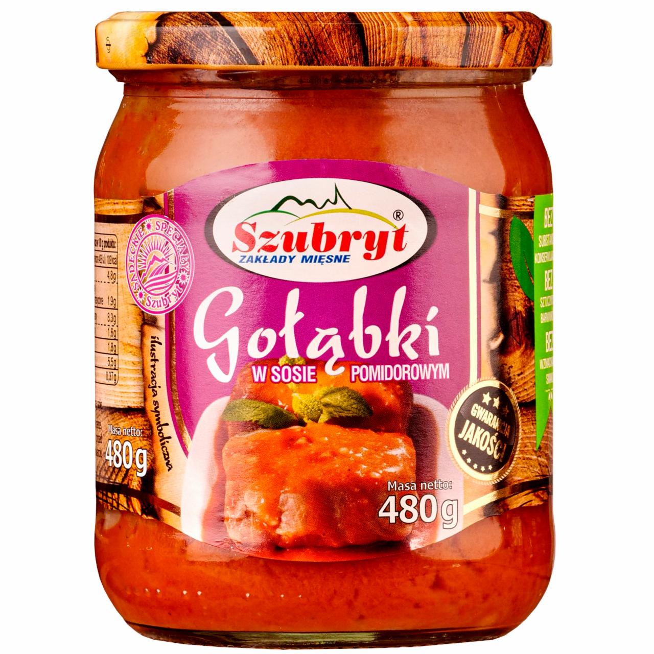 Zdjęcia - Szubryt Gołąbki w sosie pomidorowym 480 g