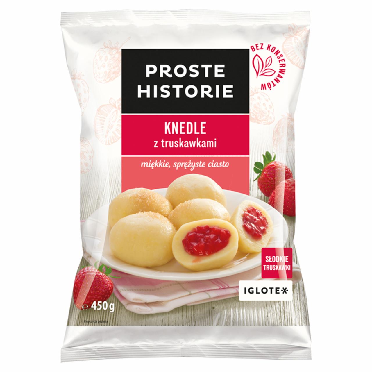 Zdjęcia - Proste Historie Knedle z truskawkami 450 g