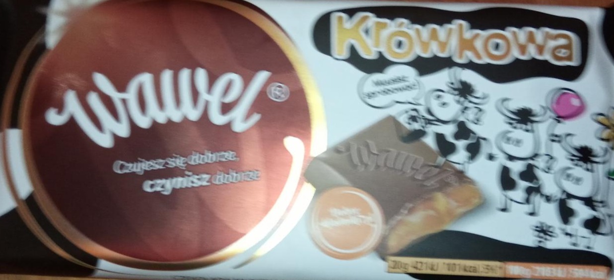 Zdjęcia - Wawel Krówkowa Czekolada mleczna nadziewana 100 g