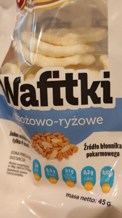 Zdjęcia - Eurowafel Wafitki zbożowo-ryżowe 45 g