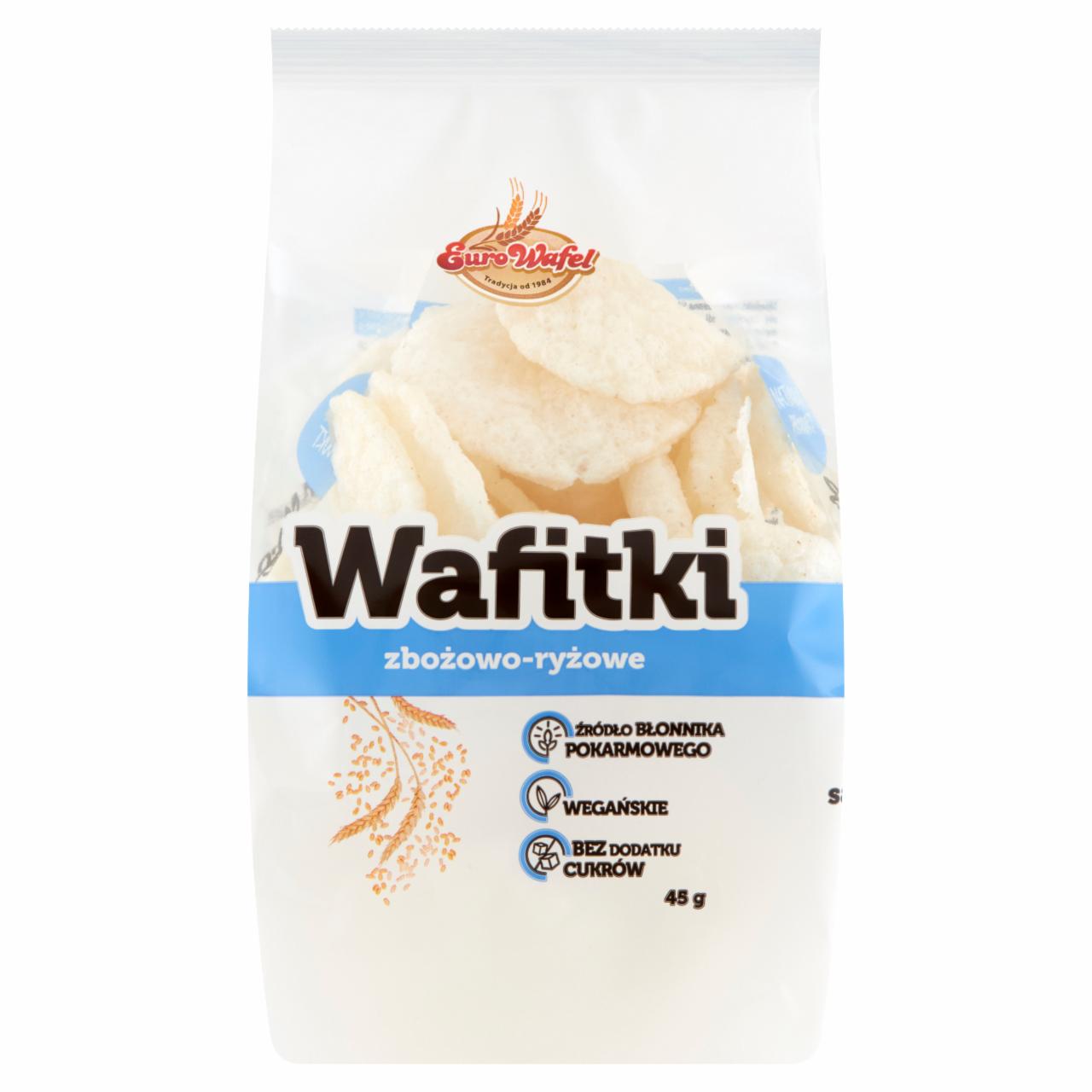 Zdjęcia - Eurowafel Wafitki zbożowo-ryżowe 45 g