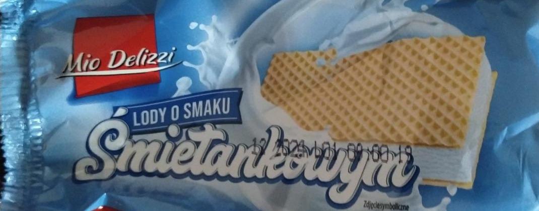 Zdjęcia - Lody o smaku śmietankowym Mio Delizzi