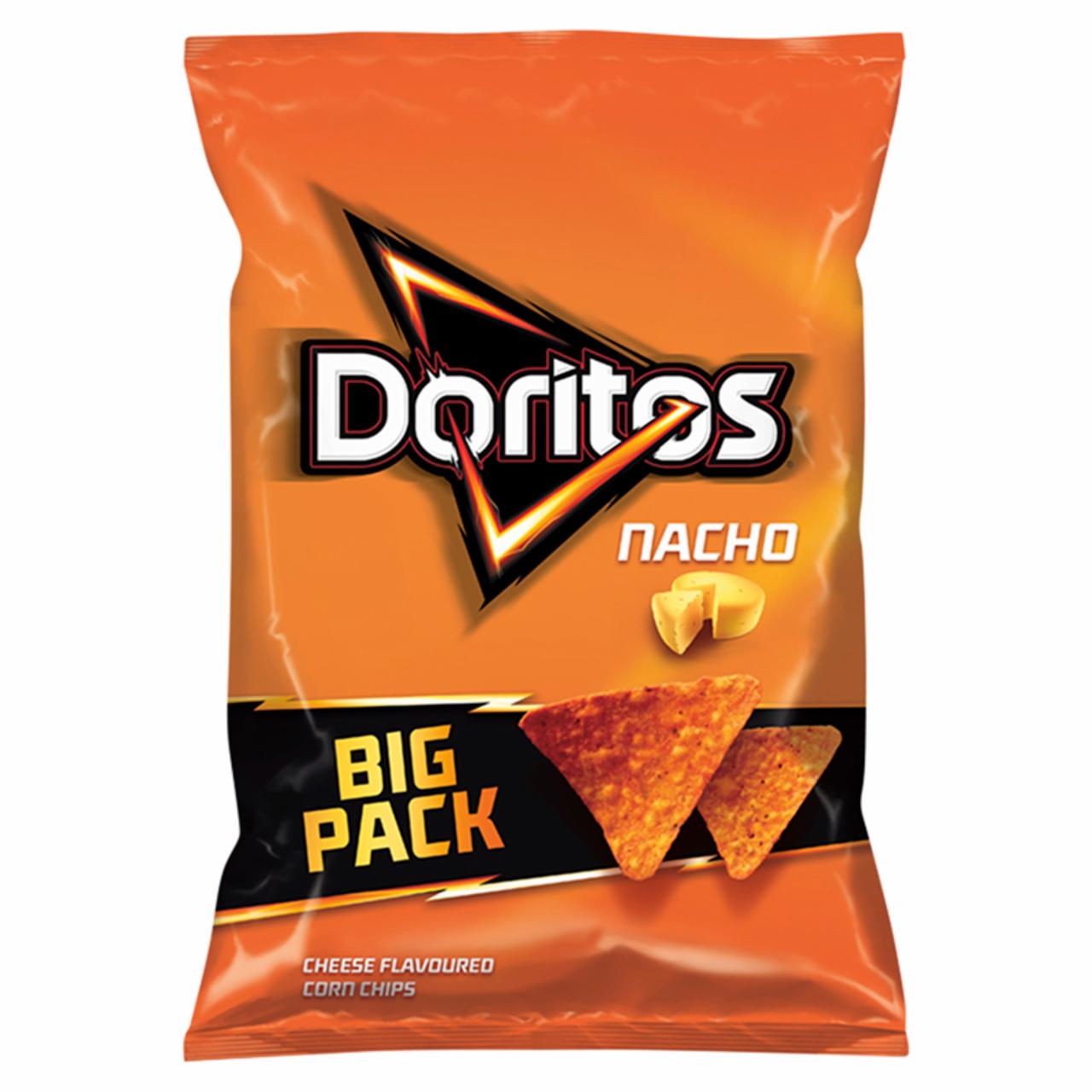 Zdjęcia - Doritos Nacho Chipsy kukurydziane o smaku serowym 180 g