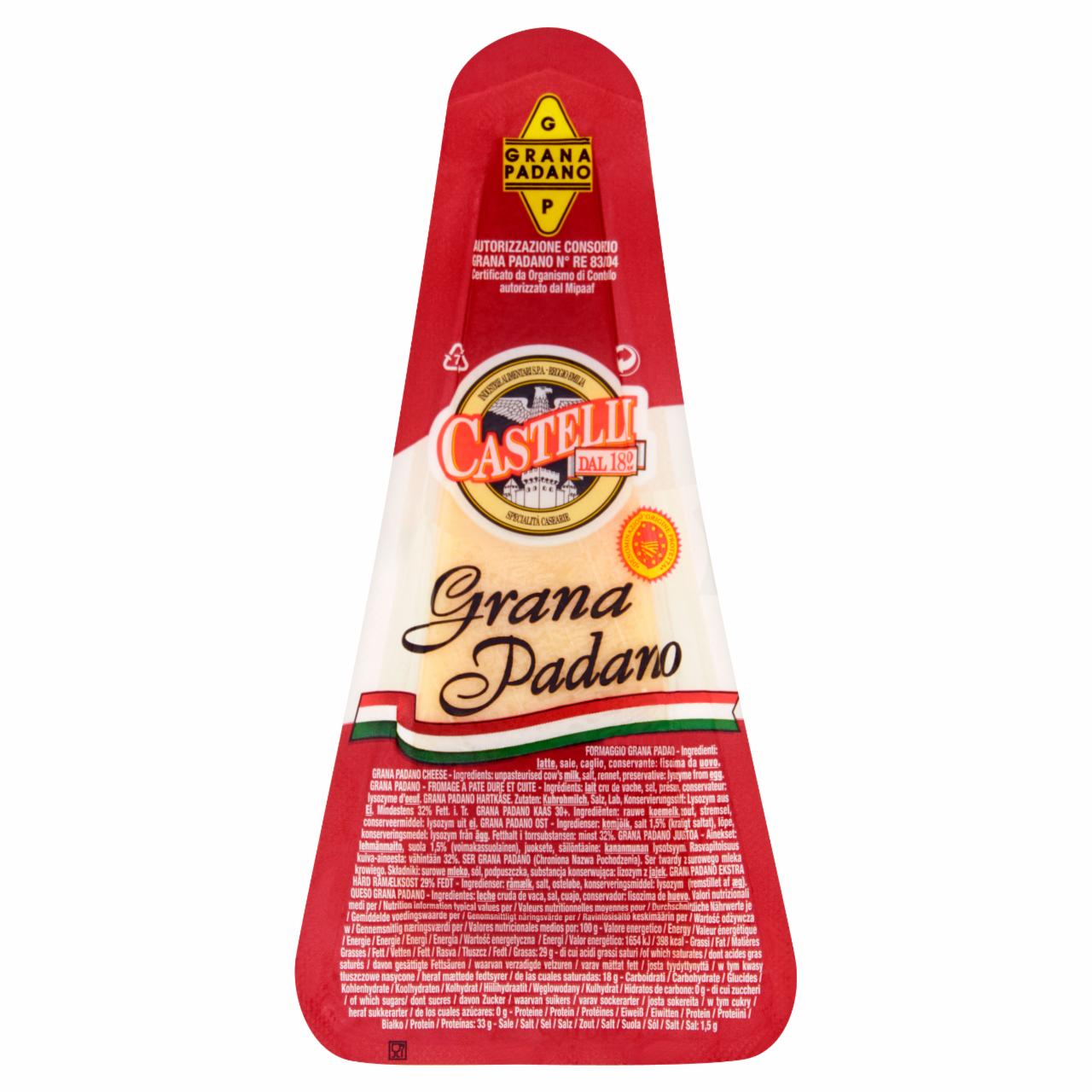 Zdjęcia - Castelli Ser Grana Padano 125 g