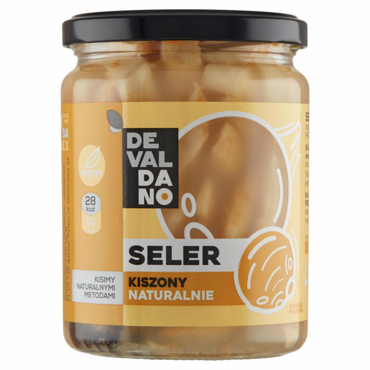 Zdjęcia - Devaldano Seler kiszony naturalnie 490 g