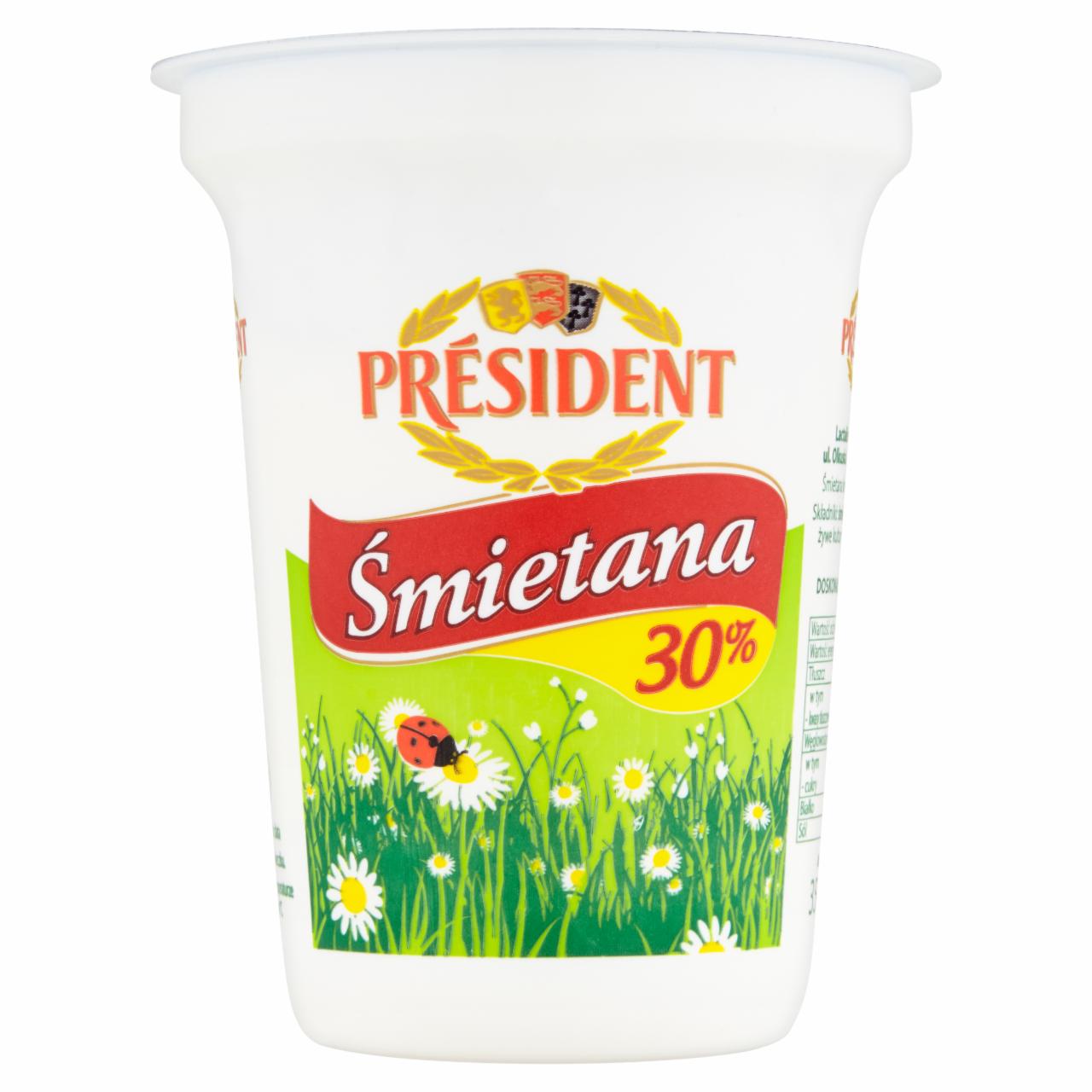 Zdjęcia - Président Śmietana 30% 350 g