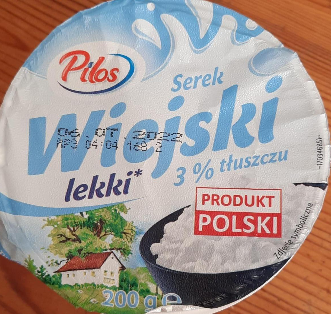 Zdjęcia - Serek wiejski lekki 3%tluszczu Pilos