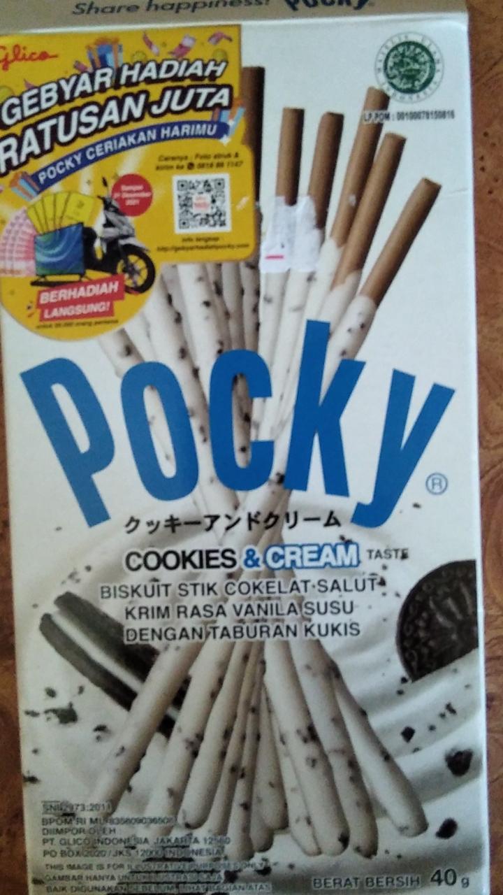 Zdjęcia - Cookies & cream Glico Pocky