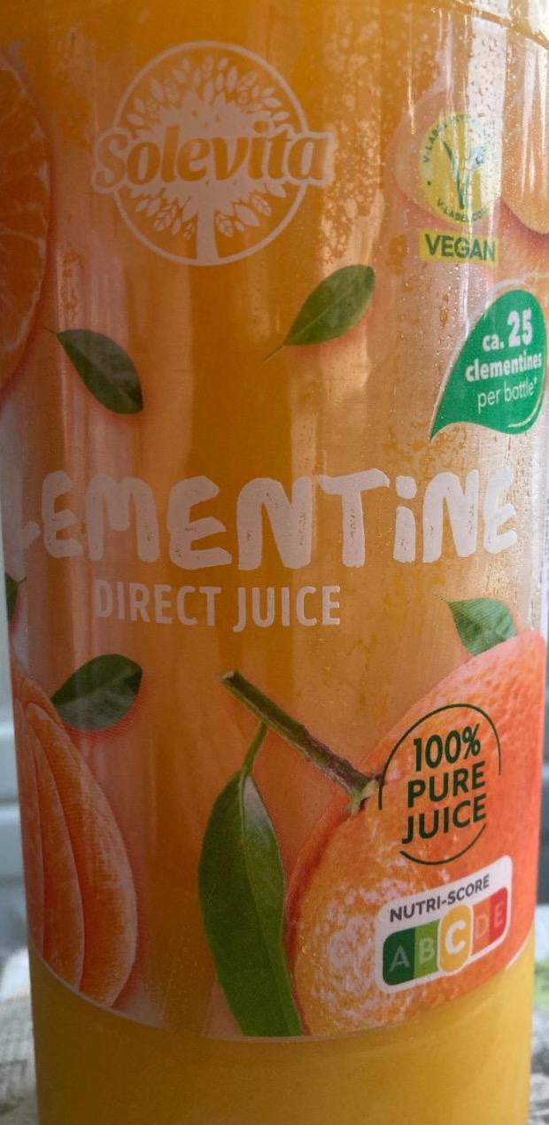 Zdjęcia - Clementine direct juice Solevita