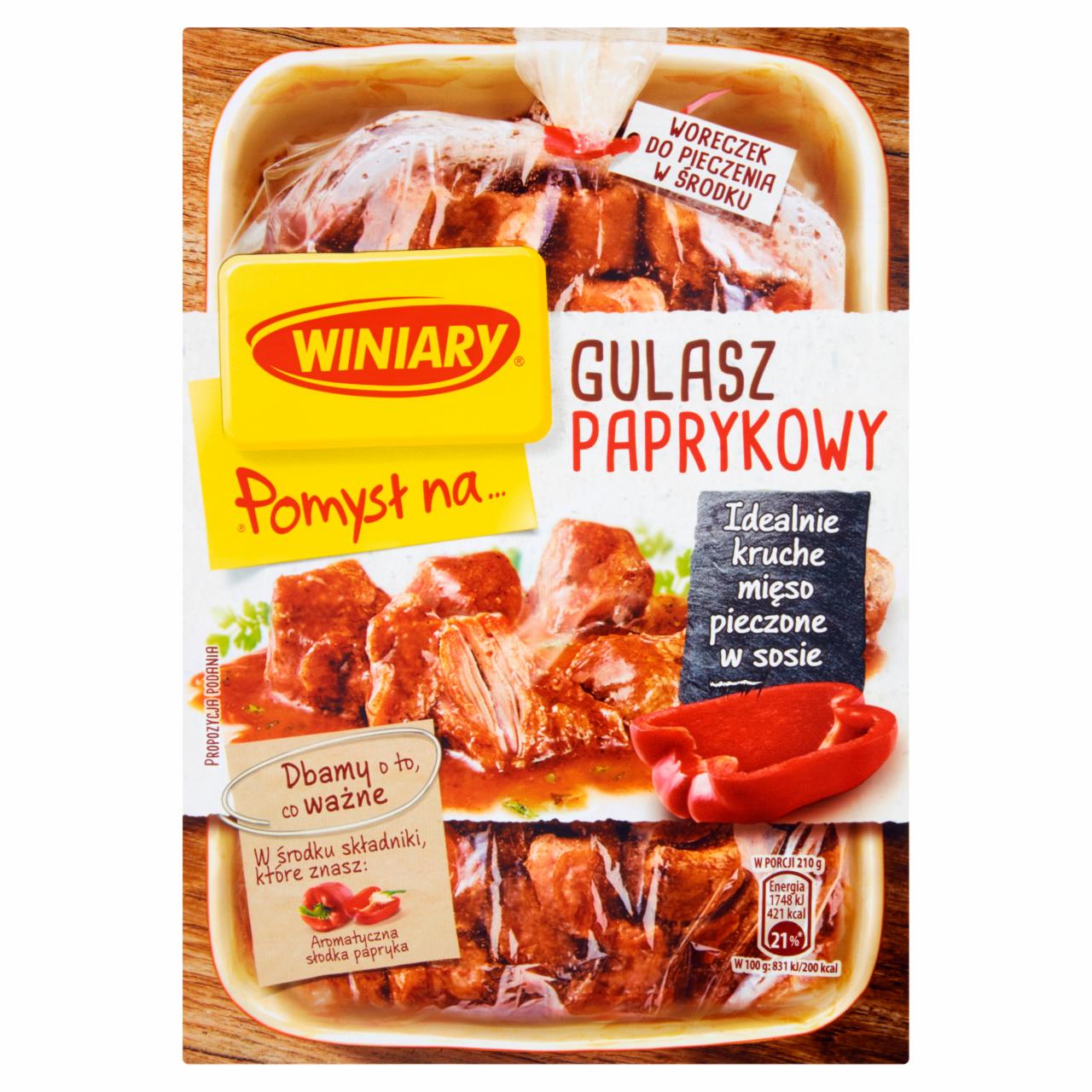 Zdjęcia - Winiary Pomysł na... Gulasz paprykowy 41 g