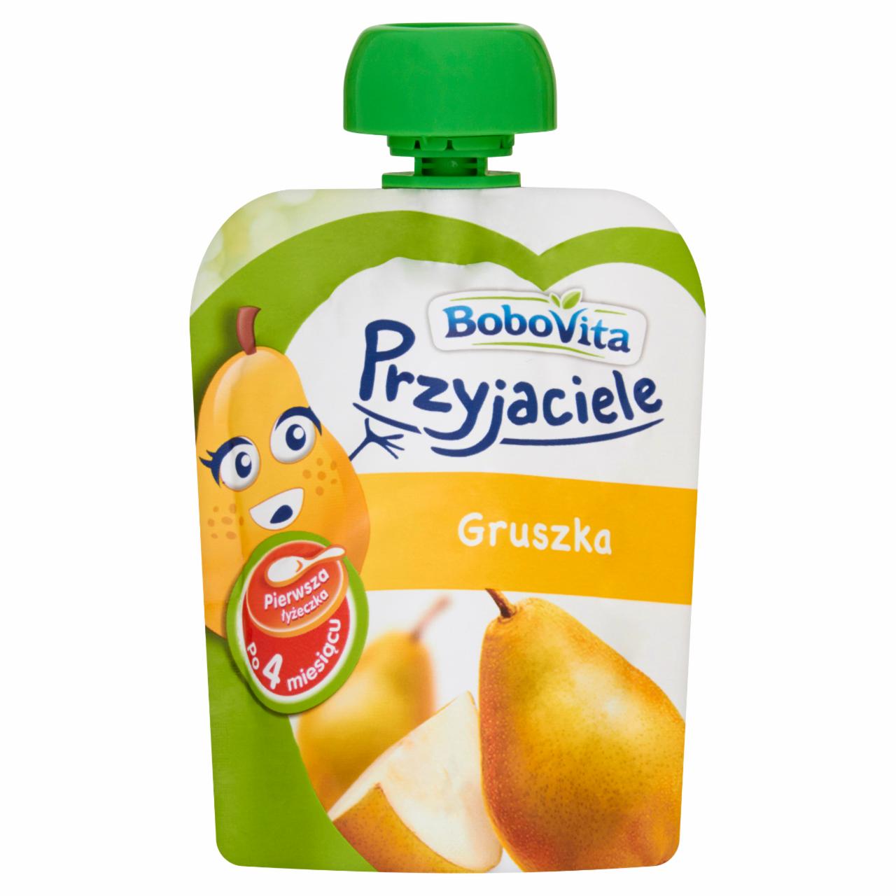 Zdjęcia - BoboVita Przyjaciele Gruszka po 4 miesiącu 80 g