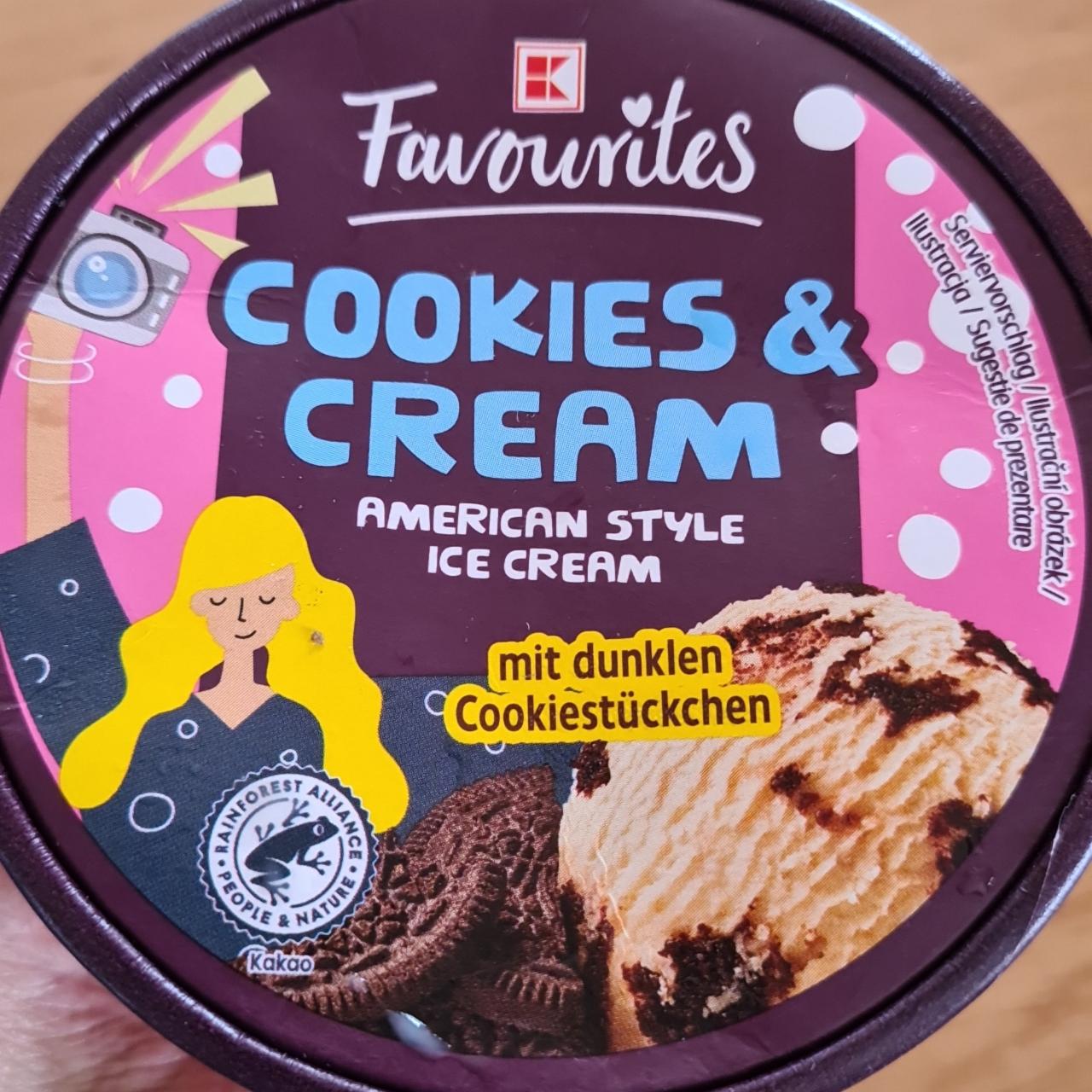 Zdjęcia - Lody cookies & cream K-Favourites