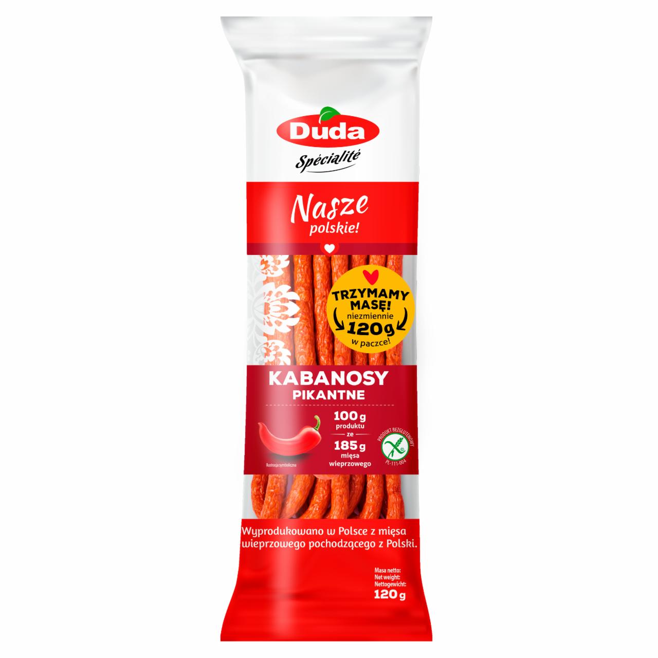 Zdjęcia - Duda Spécialité Kabanosy pikantne 120 g