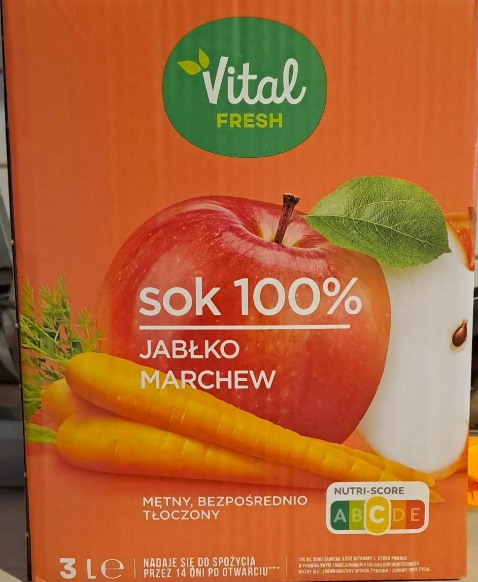 Zdjęcia - 100% Sok Jabłko Marchew Vital fresh