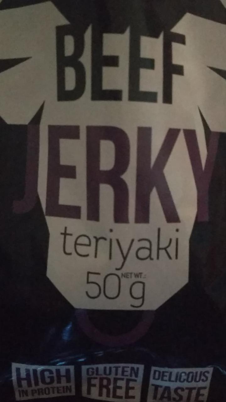 Zdjęcia - Suszona wołowina beef jerky teriyaki GymBeam