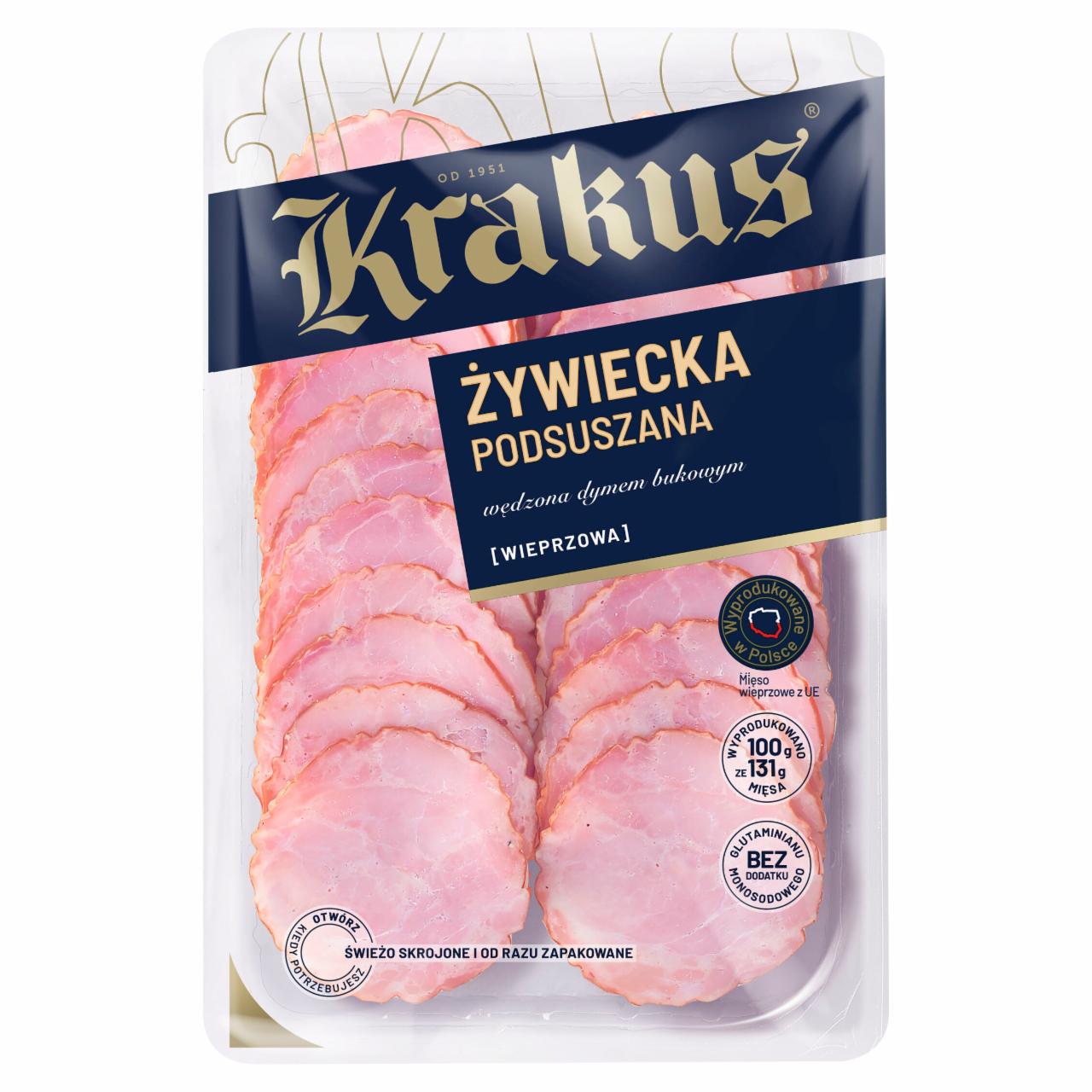 Zdjęcia - Krakus Kiełbasa żywiecka sucha wieprzowa 460 g