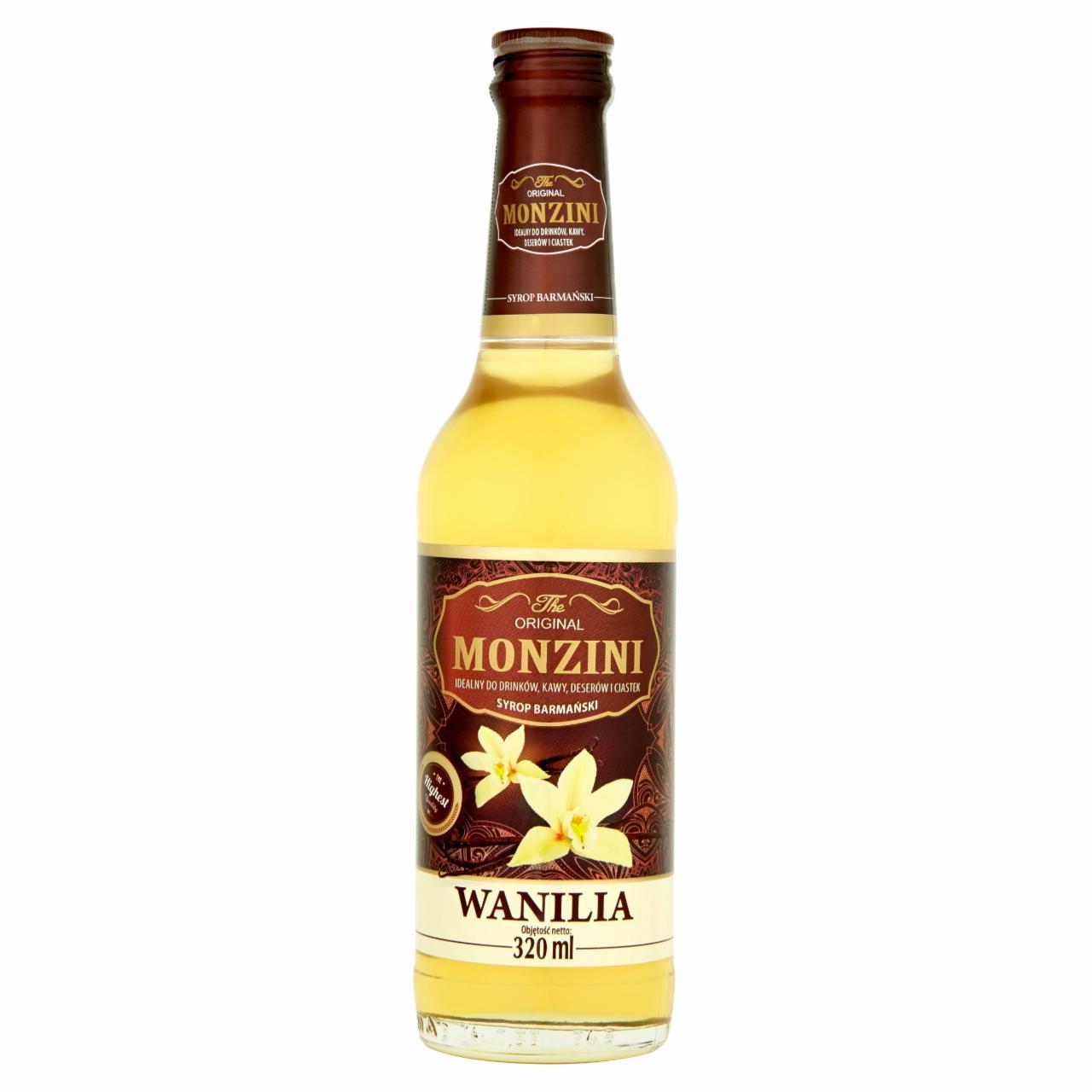 Zdjęcia - Monzini Wanilia Syrop barmański 320 ml