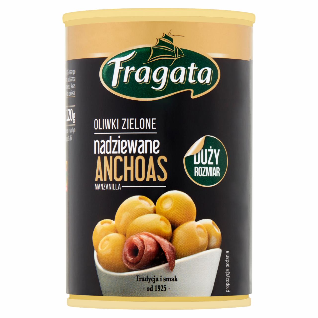 Zdjęcia - Fragata Oliwki zielone nadziewane anchoas 300 g