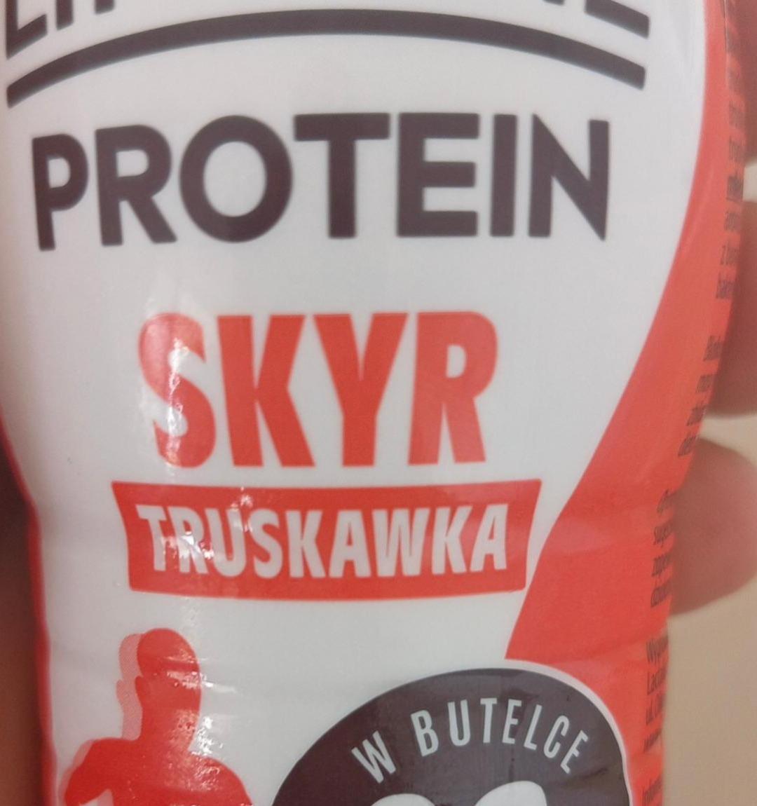 Zdjęcia - Lindahls Protein Jogurt pitny skyr truskawka 350 g