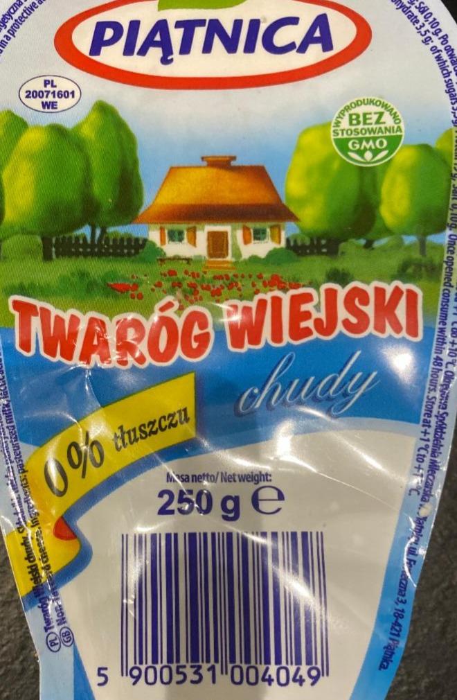 Zdjęcia - Piątnica Twaróg wiejski chudy 250 g