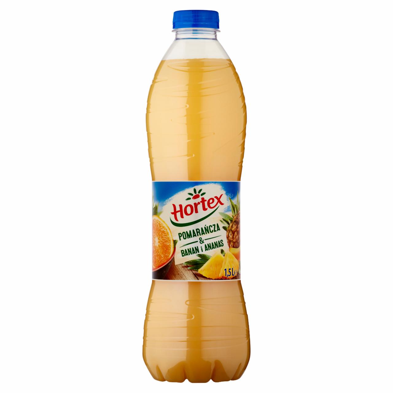 Zdjęcia - Hortex Pomarańcza & banan i ananas Nektar 1,5 l