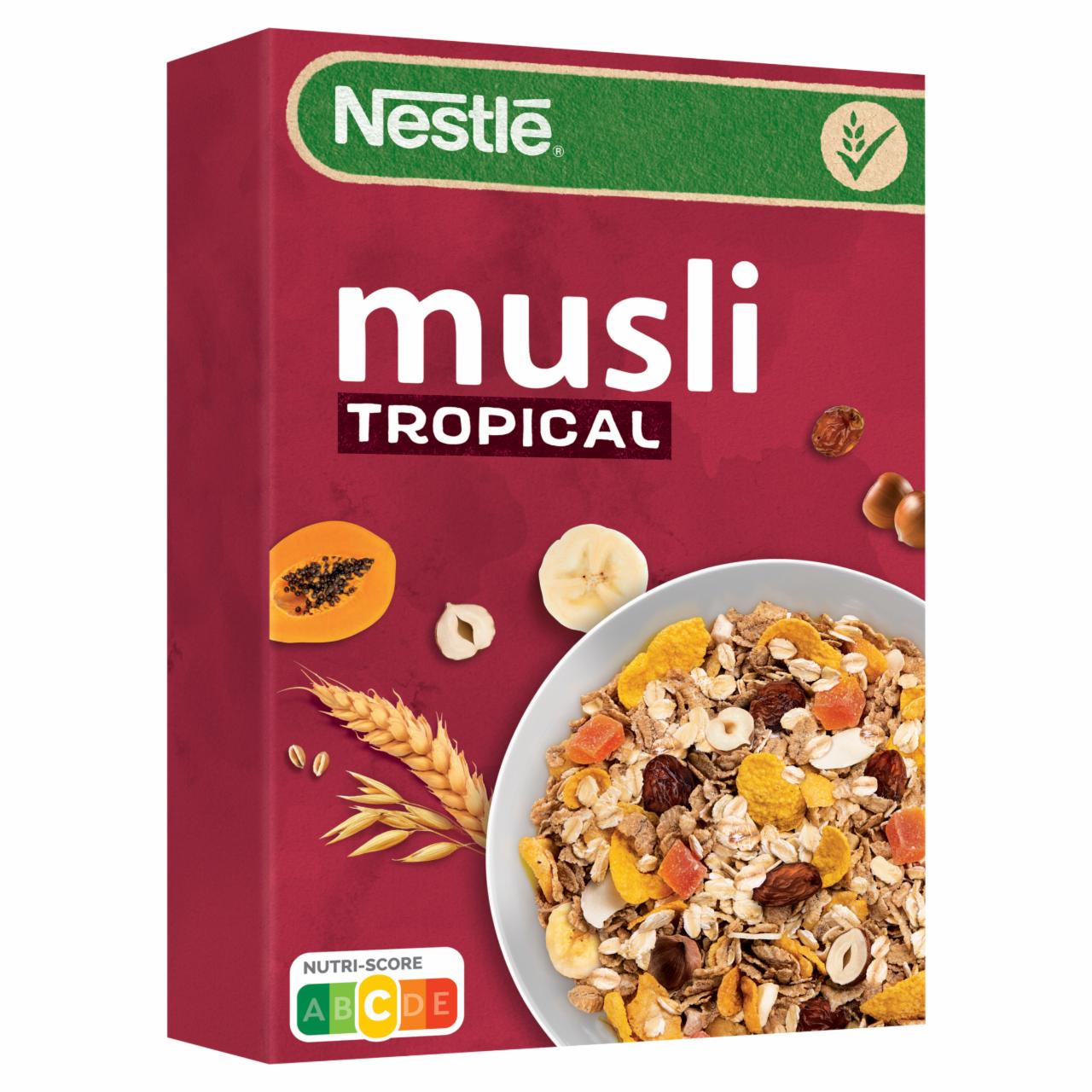 Zdjęcia - Nestlé Musli Tropical Płatki zbożowe z owocami tropikalnymi i orzechami 350 g