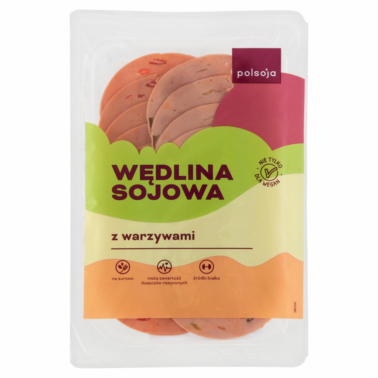 Zdjęcia - Polsoja Wędlina sojowa z warzywami 90 g