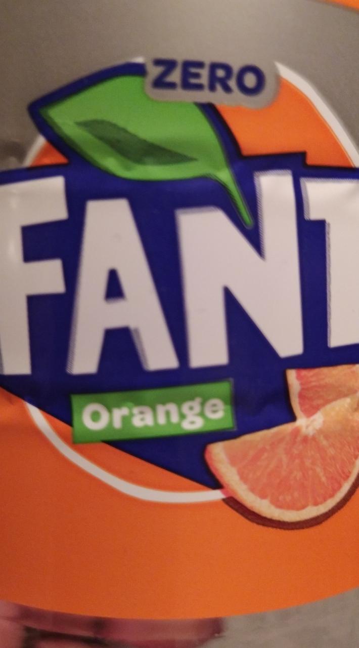 Zdjęcia - Fanta Zero cukru Napój gazowany o smaku pomarańczowym 1 l