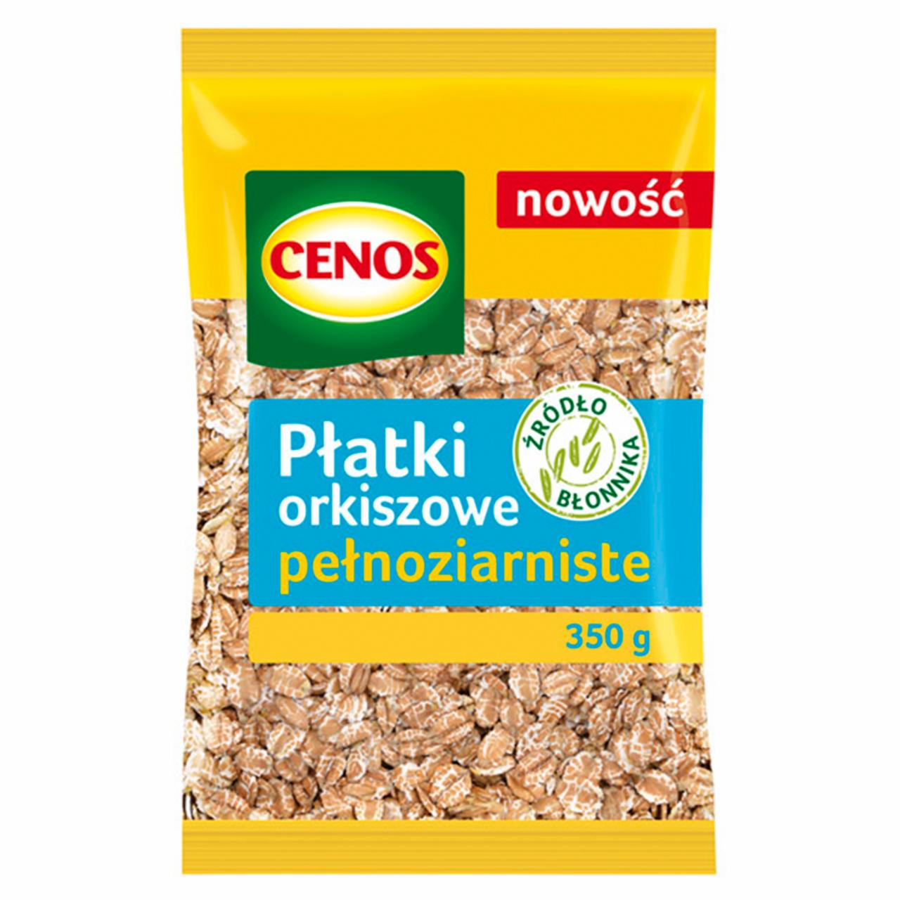 Zdjęcia - Cenos Płatki orkiszowe pełnoziarniste 350 g