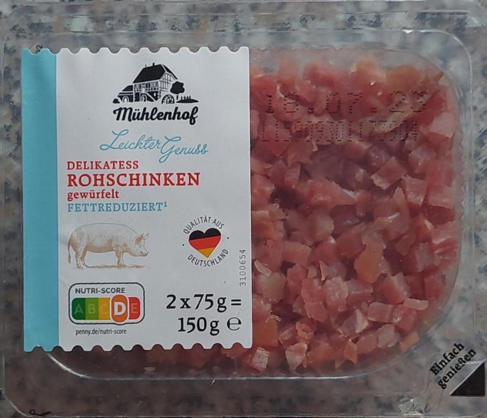 Zdjęcia - Delikatess Rohschinken gewürfelt Mühlenhof