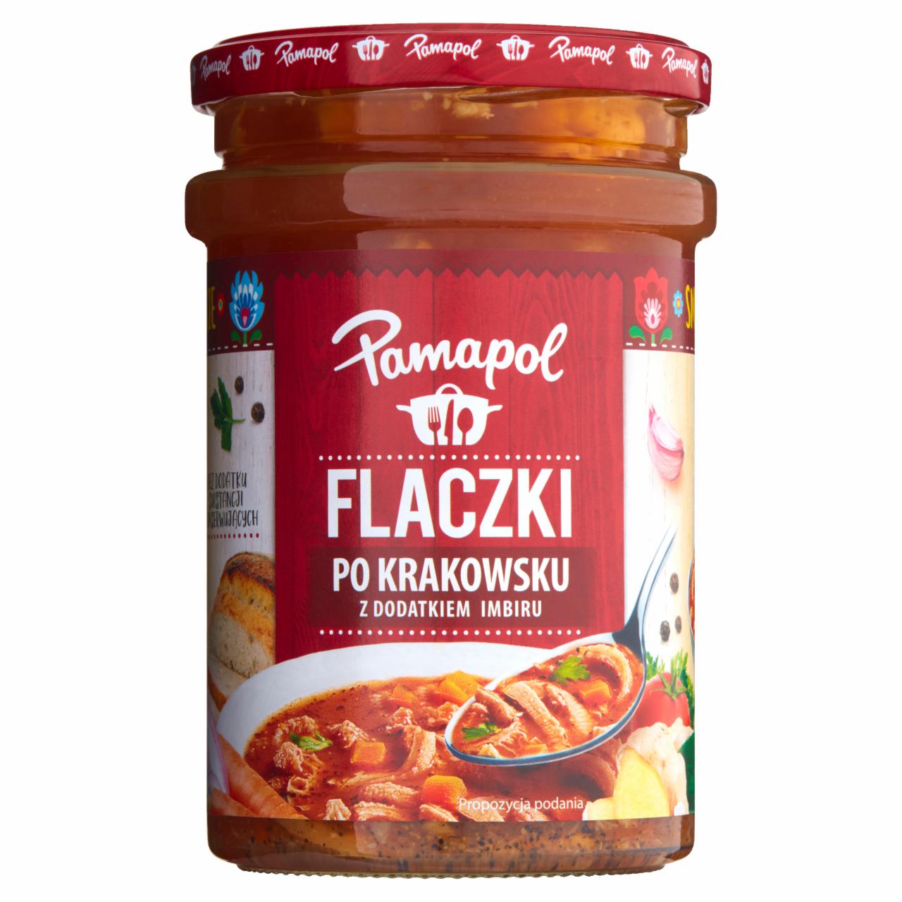 Zdjęcia - Pamapol Flaczki po krakowsku z dodatkiem imbiru 500 g