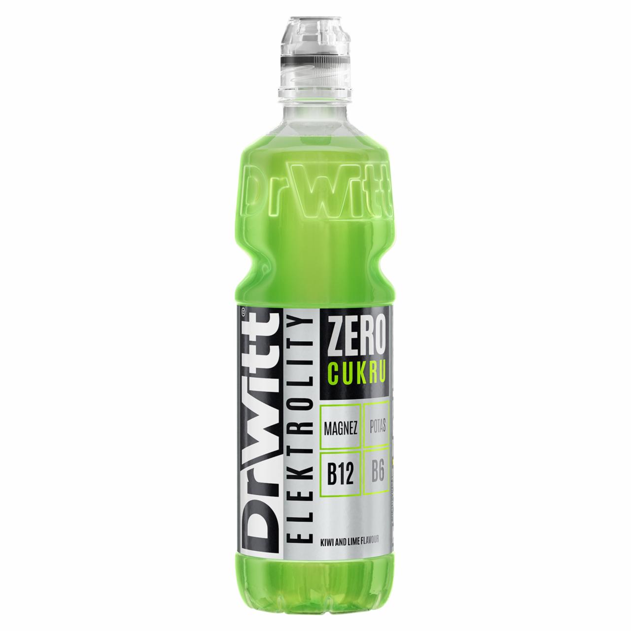 Zdjęcia - Dr Witt Elektrolity Zero Cukru Napój o smaku kiwi i limonki 750 ml