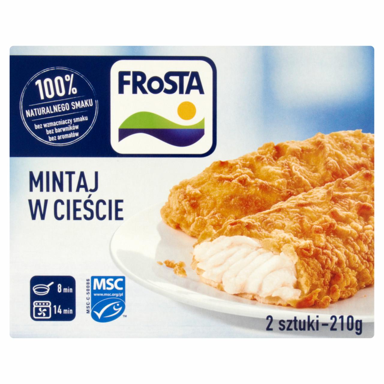 Zdjęcia - FRoSTA Mintaj w cieście 210 g (2 sztuki)