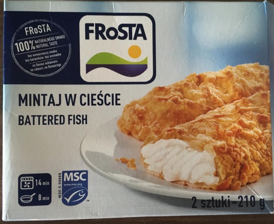 Zdjęcia - FRoSTA Mintaj w cieście 210 g (2 sztuki)