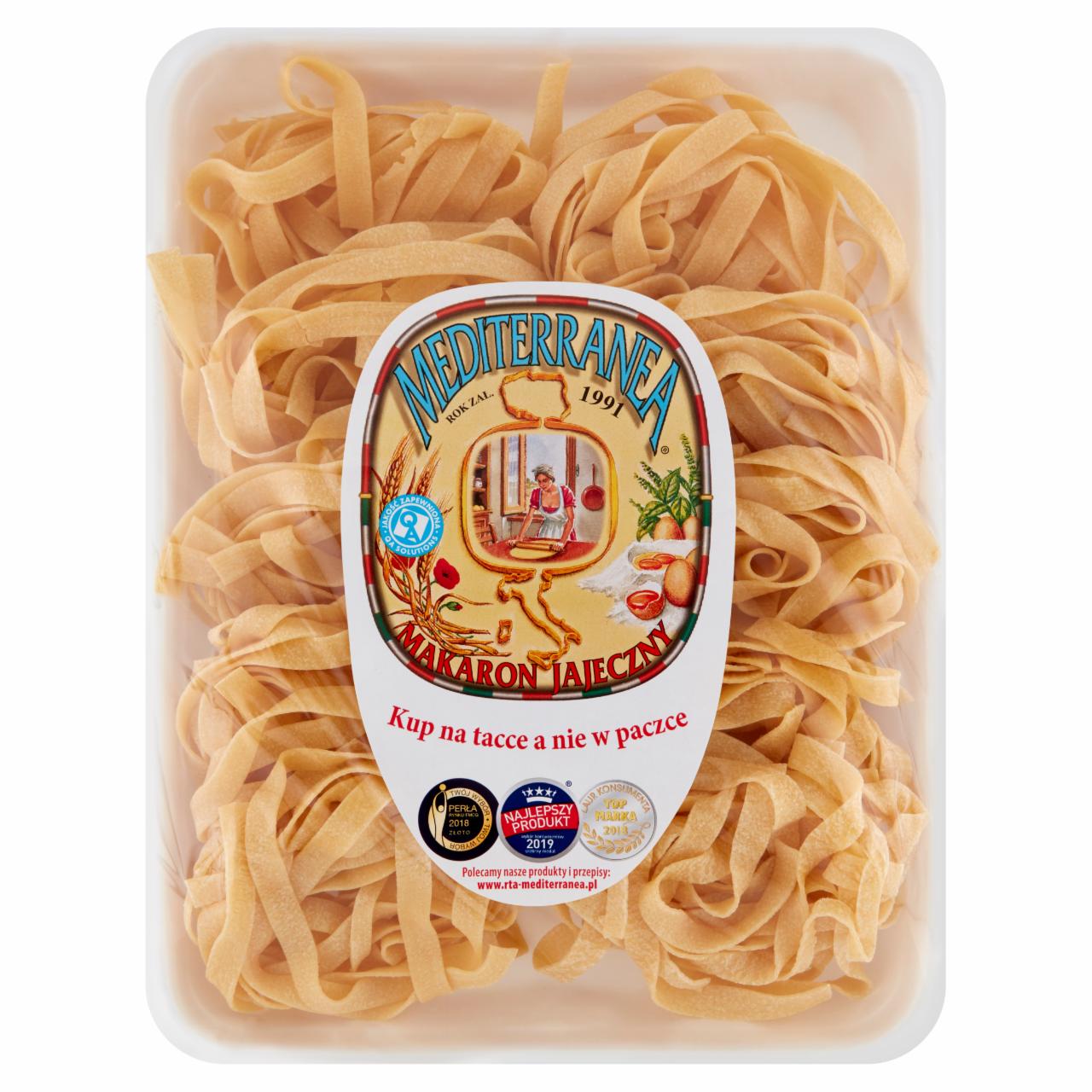 Zdjęcia - Mediterranea Makaron jajeczny 105 papardelle 500 g