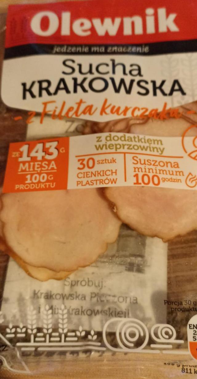 Zdjęcia - Olewnik Sucha krakowska z filetem kurczaka 255 g